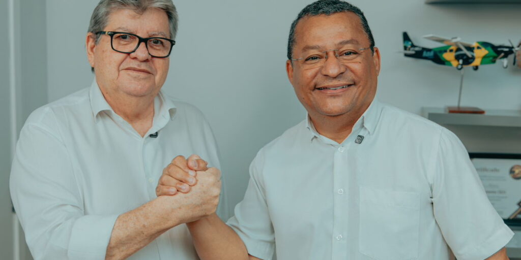 Governador João Azevêdo (PSB) e Nilvan Ferreira (Republicanos) - Foto (Reprodução)1