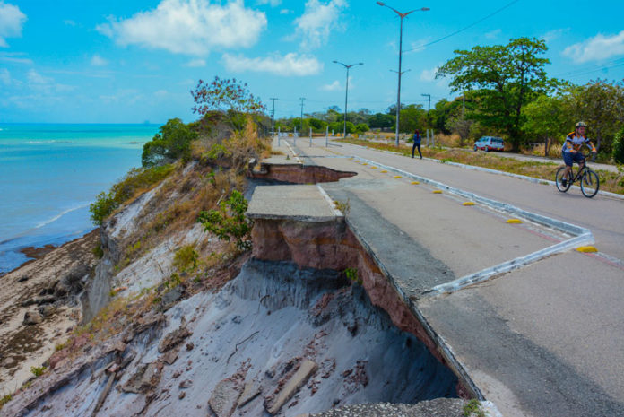 Defesa Civil reforça alerta de deslizamento na Barreira do Cabo Branco