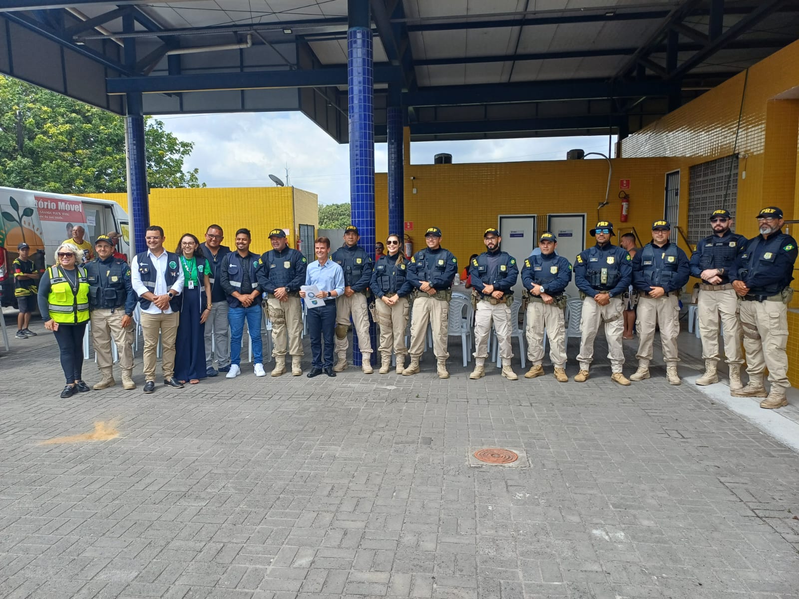 PRF Realiza Ação Integrada com Foco na Saúde de Motoristas de Carga em Alhandra