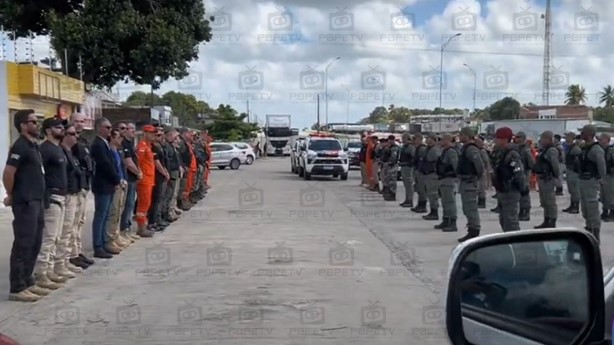 Operação Divisa Integrada II mobiliza mais de 1.100 agentes e reforça segurança entre Pernambuco e Paraíba - Foto (Reprodução-PBPE TV)1