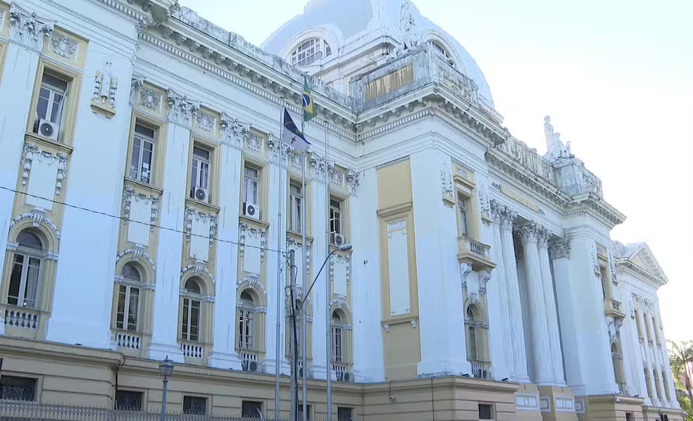 Palácio da Justiça, no Centro do Recife, é sede do TJPE - Foto (Reprodução-TV Globo)