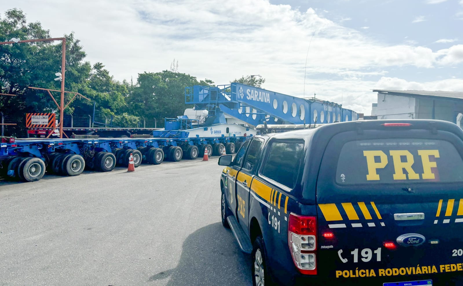 Escolta de transformador de energia irá impactar o trânsito na BR 101 no final de semana