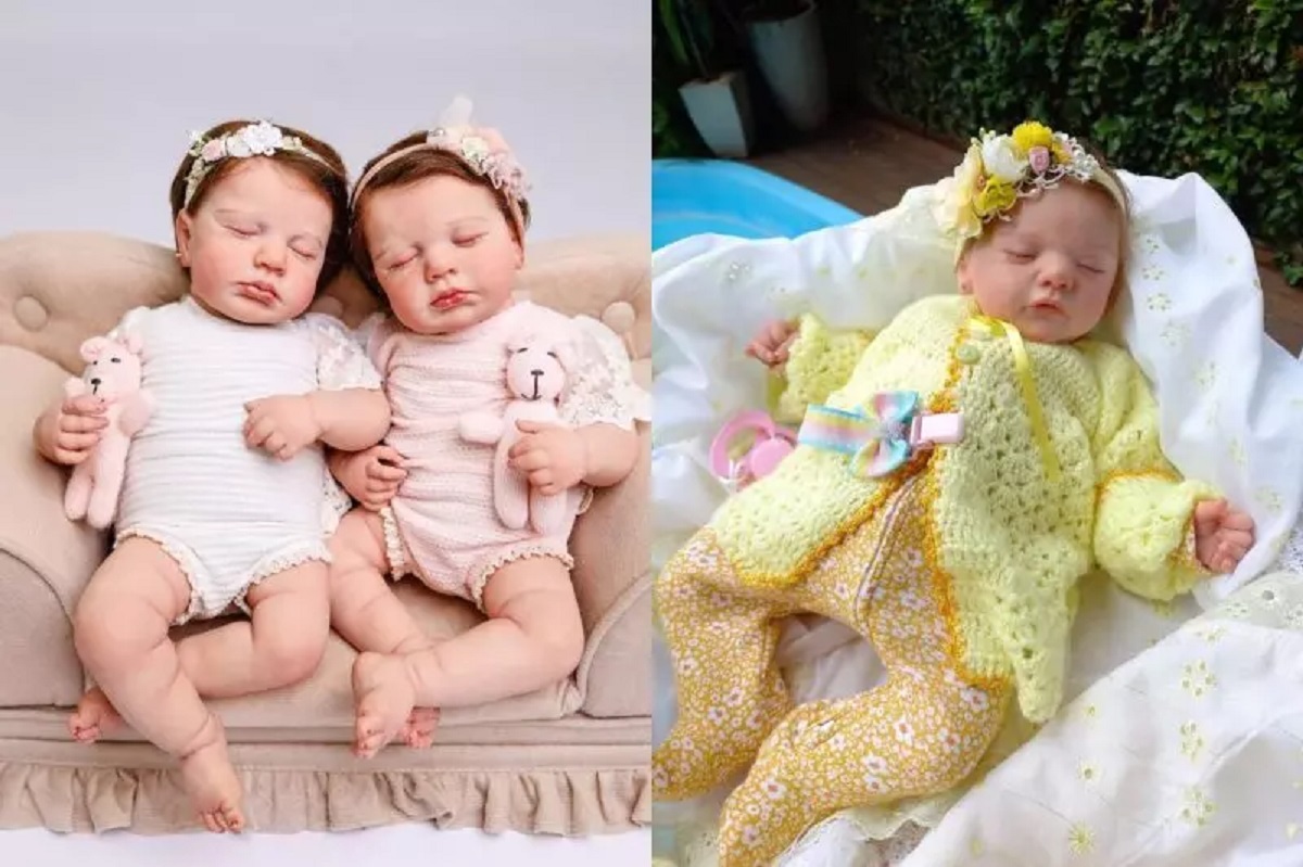 Bebês reborn viraram febre na internet - Foto (Reprodução)
