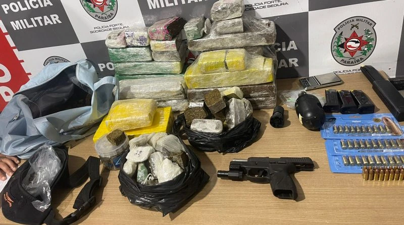 Homem Investigado por Homicídio é Preso com Arma e 14kg de Drogas em Cabedelo