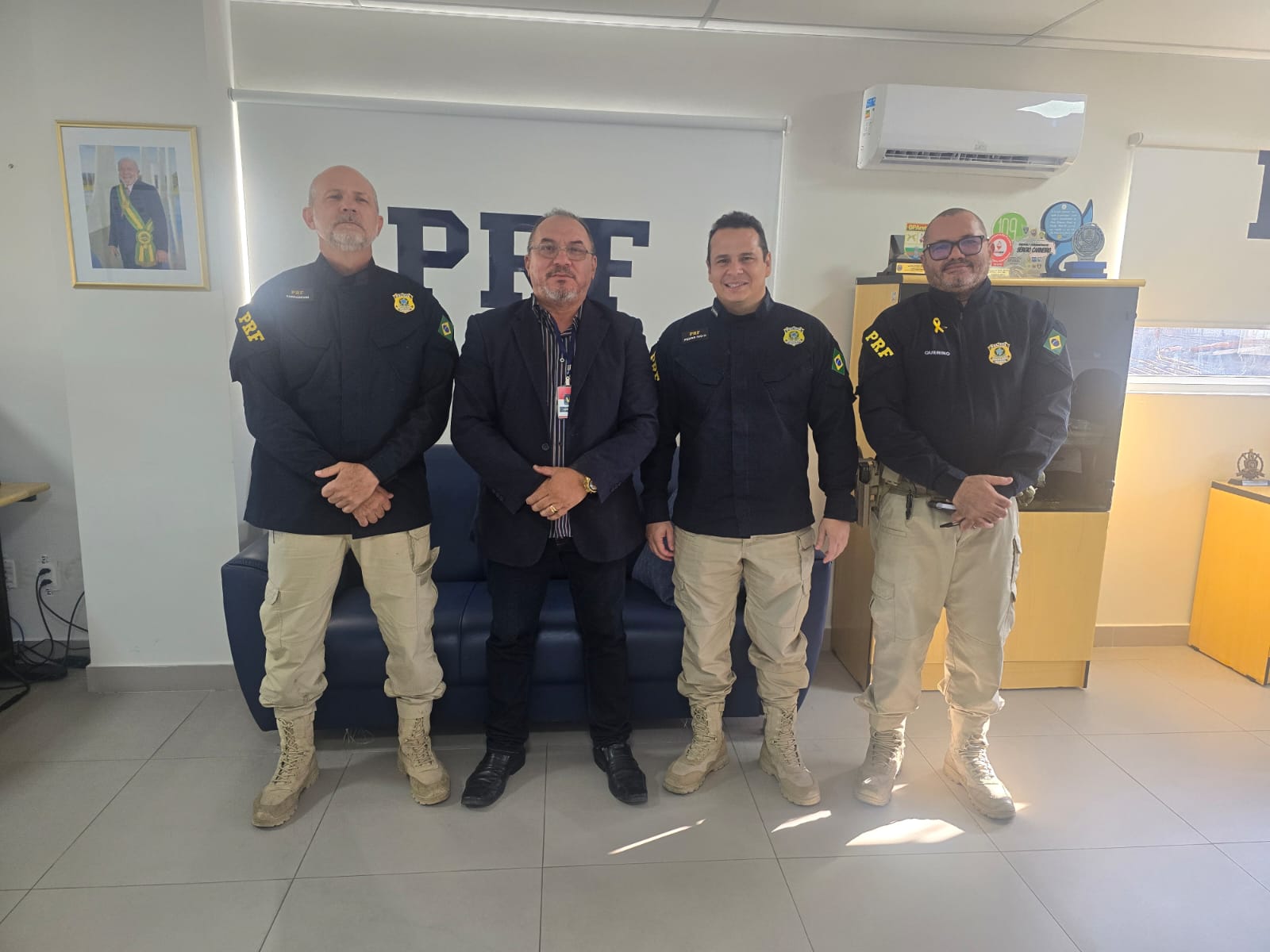 PRF na Paraíba Recebe Secretário de Mobilidade Urbana de Santa Rita para Fortalecer Parcerias