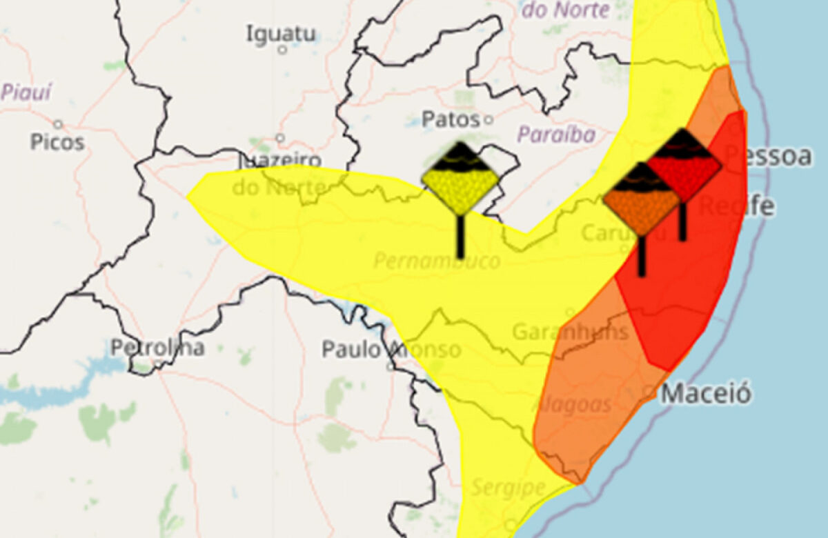 Previsão do Inmet para 21mai2025 - Foto (Reprodução-Inmet)