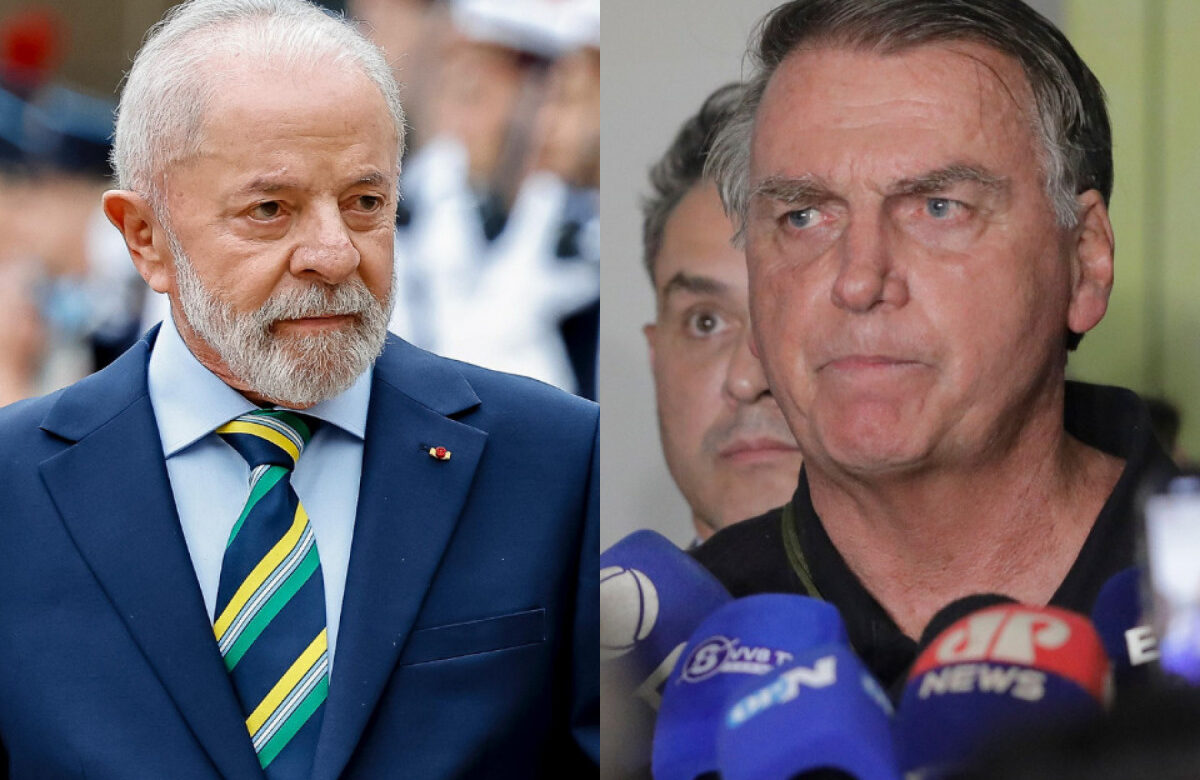 Lula (e) e Bolsonaro (d) (Palácio do Planalto e AFP)