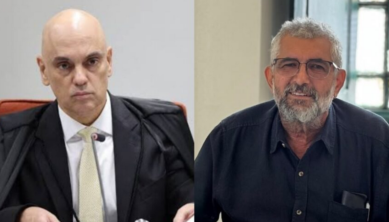 Ministro do STF Alexandre de Moraes (Esquerda) e o Vereador de Goiana-PE Eduardo Batista (Direita)