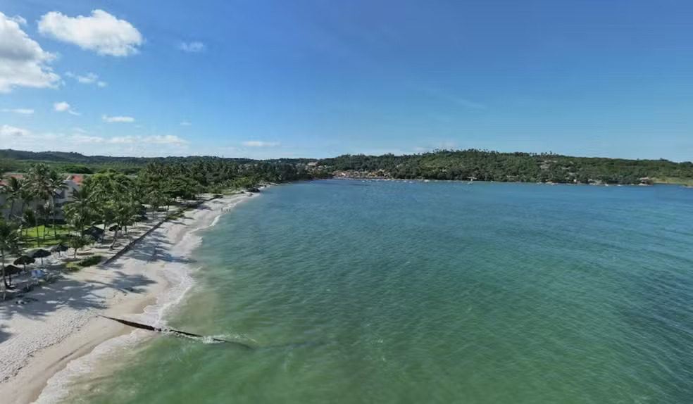 Praia de Suape fica no Cabo de Santo Agostinho, no Grande Recife - Foto (Reprodução-Google Street View)