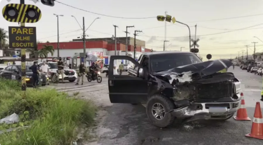 Acidente aconteceu na Ilha do Bispo - Foto (TV Cabo Branco)