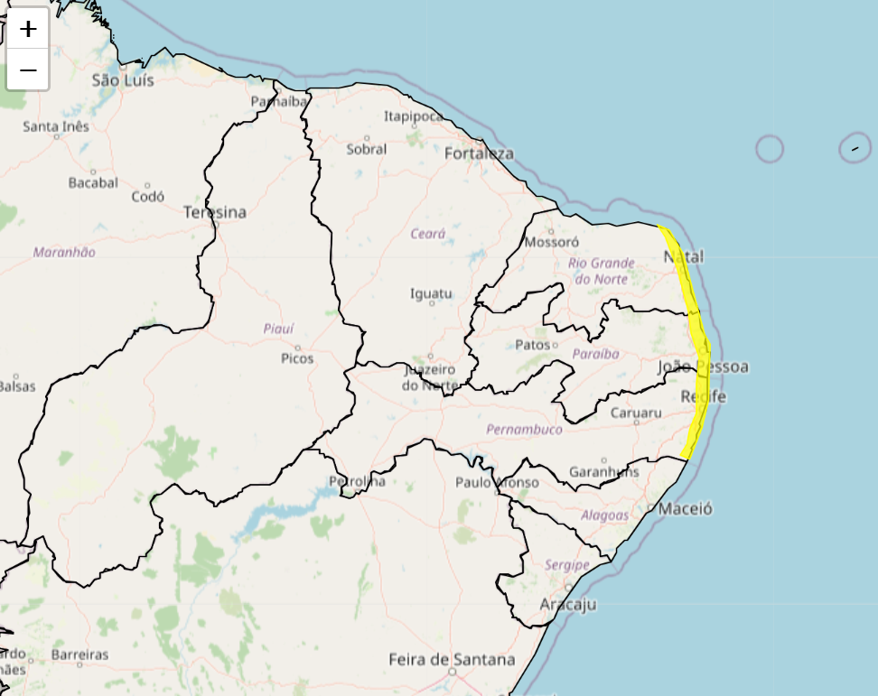 Inmet divulga alerta amarelo de chuvas - Foto (Inmet-Reprodução)