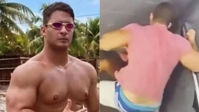 Igor Cabral foi detido após agredir Juliana Soares com 61 socos em um elevador - Foto (Divulgação-Redes Sociais)