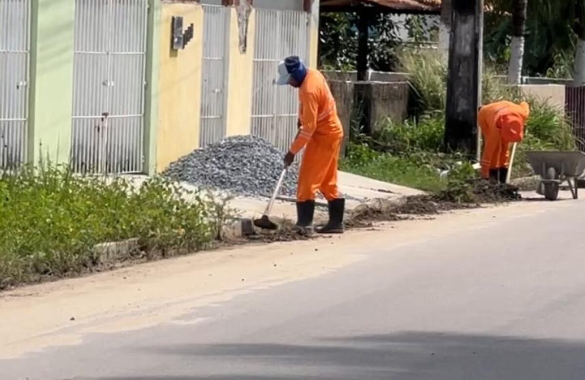Prefeitura de Pitimbu Inicia Limpeza e Manutenção no Corredor Pitimbu–Acaú - Foto (Divulgação)