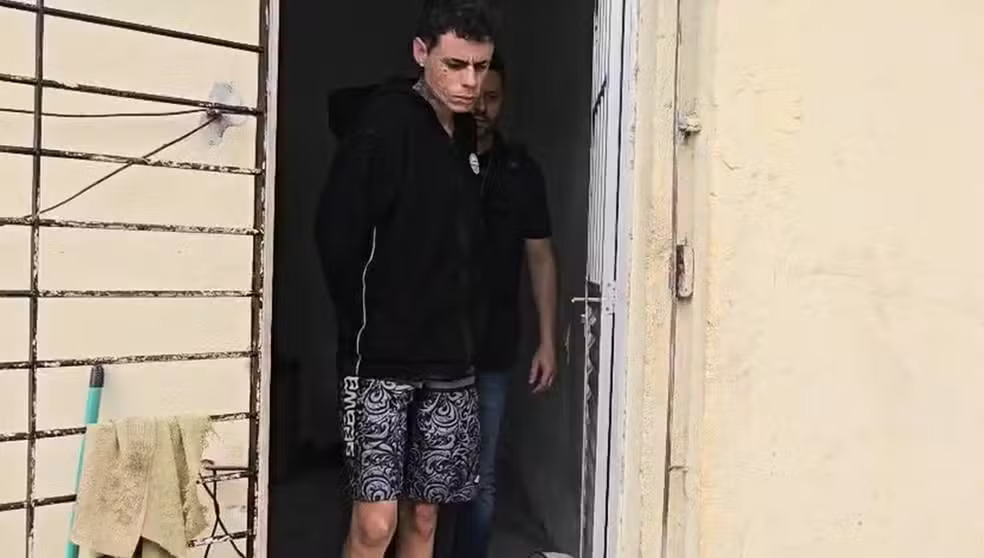 Preso por ameaçar Felca é preso em Olinda pela Polícia Civil de SP - Foto (Reprodução-Polícia Civil)