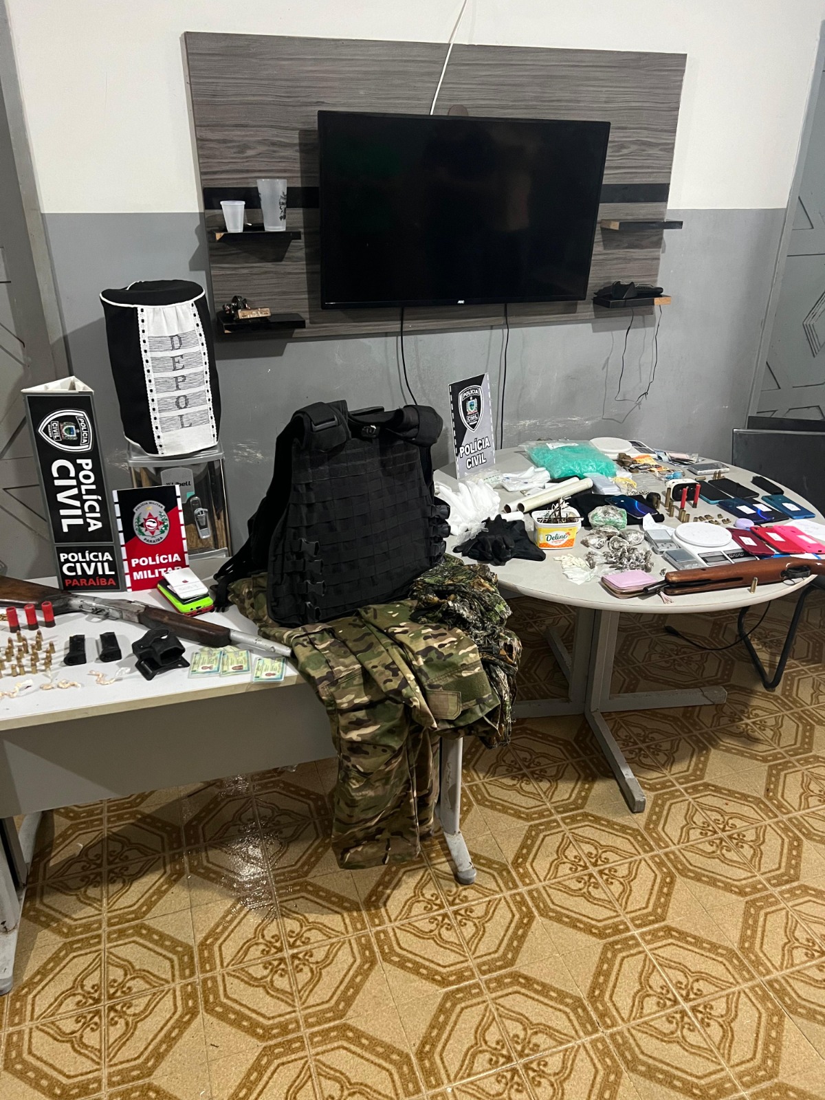 Operação Acolhida Fatal - Polícia Civil desarticula grupo criminoso ligado a homicídio em unidade de saúde de Juripiranga - Foto (Reprodução)