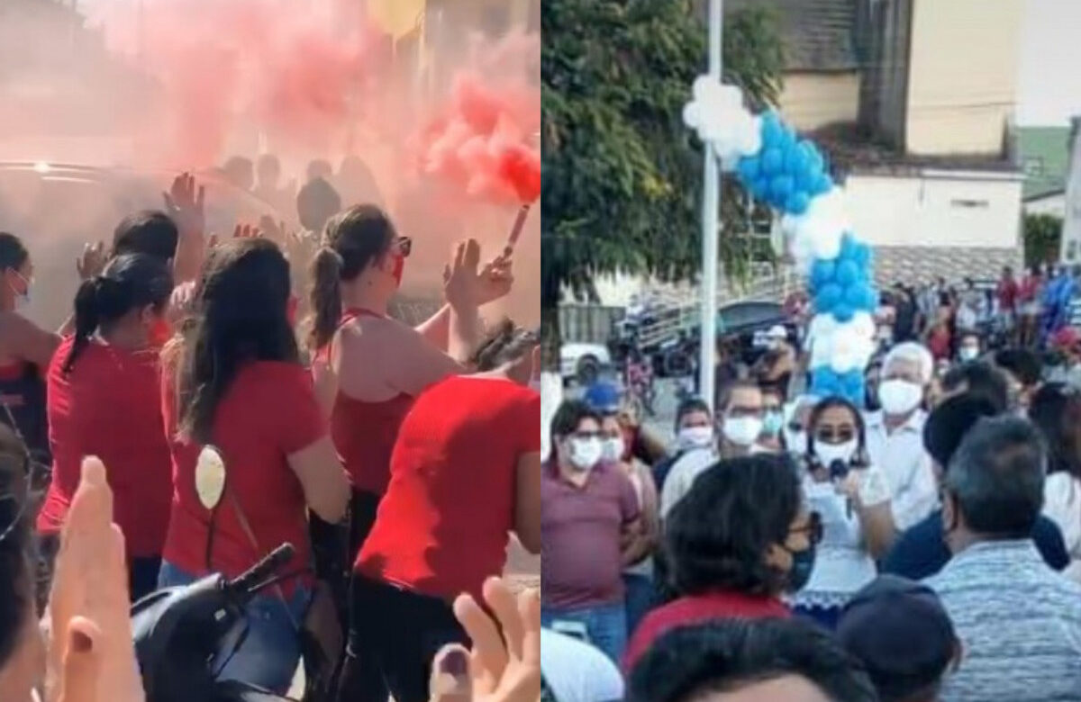 Aglomerações em Ferreiros, na Zona da Mata - Foto (Reprodução)