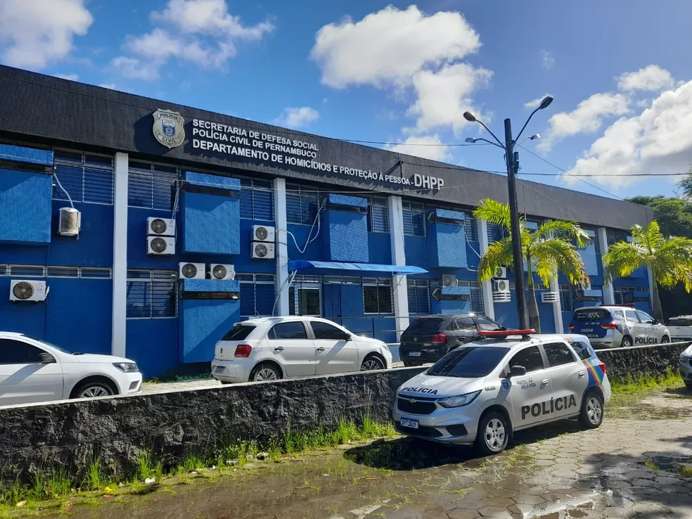 Departamento de Homicídios e de Proteção à Pessoa (DHPP), no Cordeiro, na Zona Oeste do Recife - Foto (Artur Ferraz-g1)