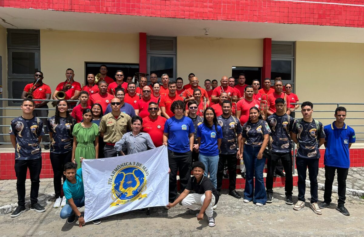 Filarmônica 5 de Maio Visita Banda do Corpo de Bombeiros da Paraíba em Troca Cultural Inspiradora - Foto (Divulgação)