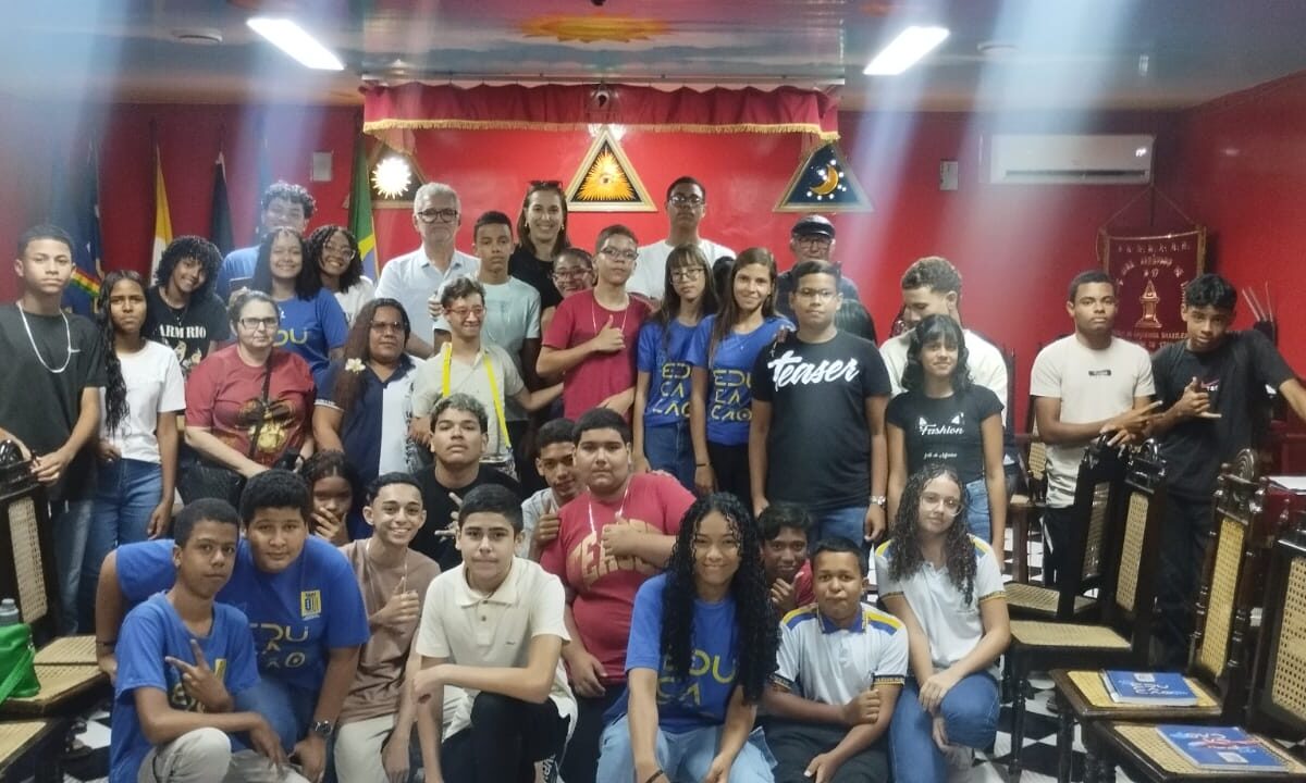 Aula Histórica: Alunos Conhecem o Berço da Maçonaria Brasileira