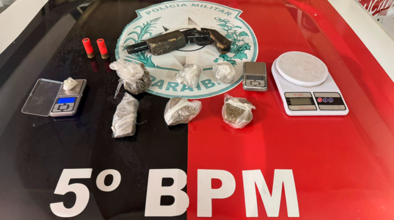 Polícia Militar Apreende Adolescente, Arma e Drogas Após Confronto na Zona Sul de João Pessoa