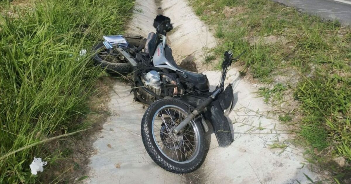 Veículo utilizado pelo motociclista - Foto (PRF-Divulgação)
