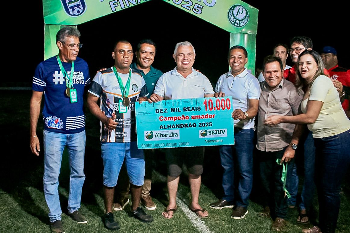Grande Final do Alhandrão 2025 reúne público recorde e celebra o futebol alhandrense com vitória do Palmeiras de Subaúma - Foto (Divulgação)