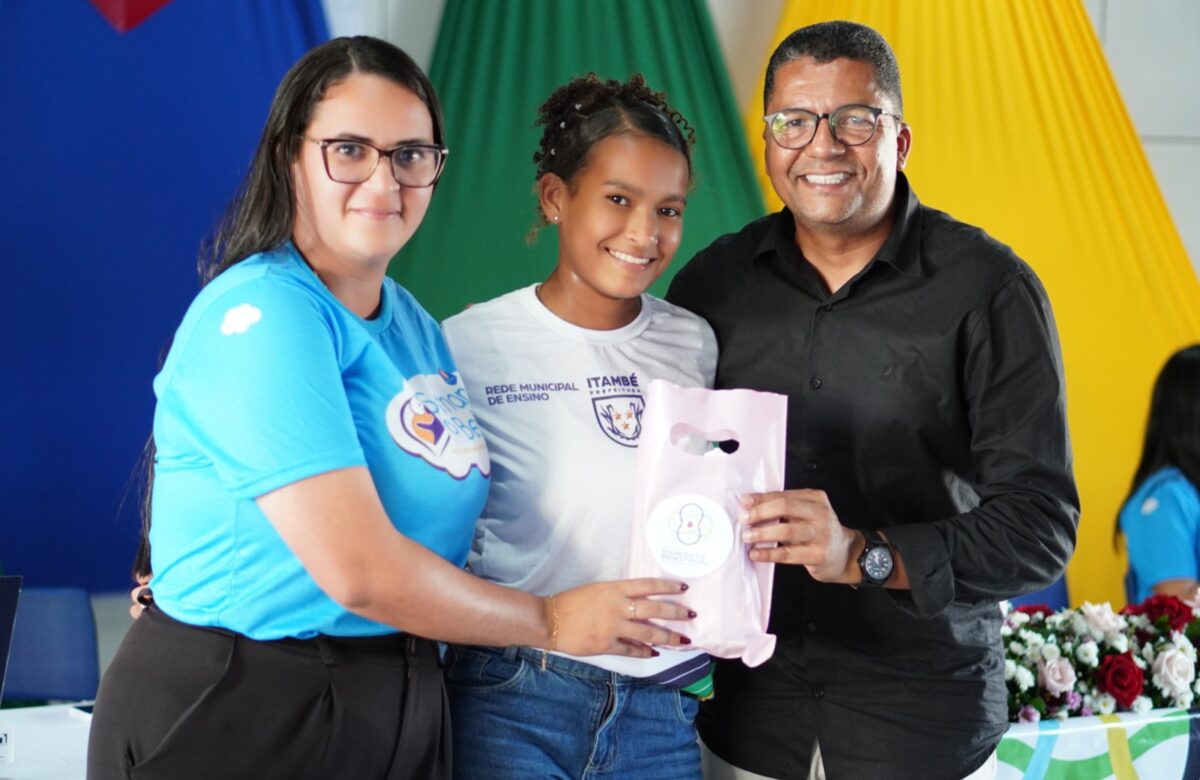 Itambé lança programa pioneiro de dignidade menstrual nas escolas municipais - Foto (Divulgação)