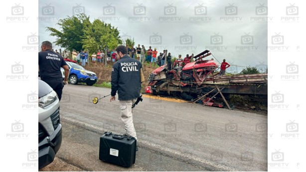 Homem morre em acidente na PB 030 entre Pedras de Fogo e Cruz do Espírito Santo - Foto (Reprodução)2