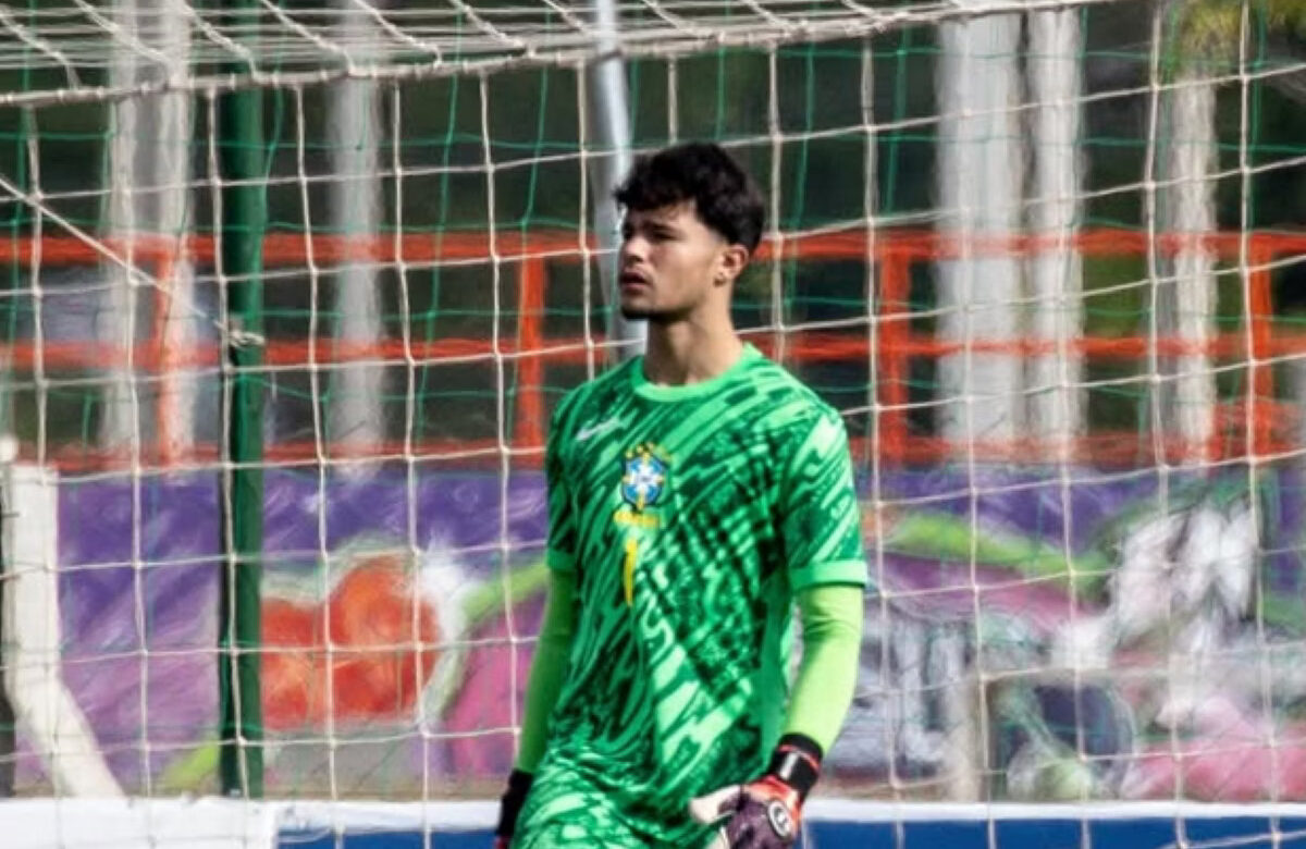 Bruninho Samudio tem 15 anos e acumula convocações pelas categorias de base da Seleção Brasileira - Foto (Reprodução)