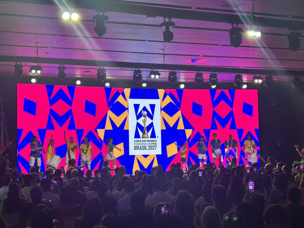 Brasil revela identidade visual da Copa do Mundo Feminina 2027 em celebração carioca