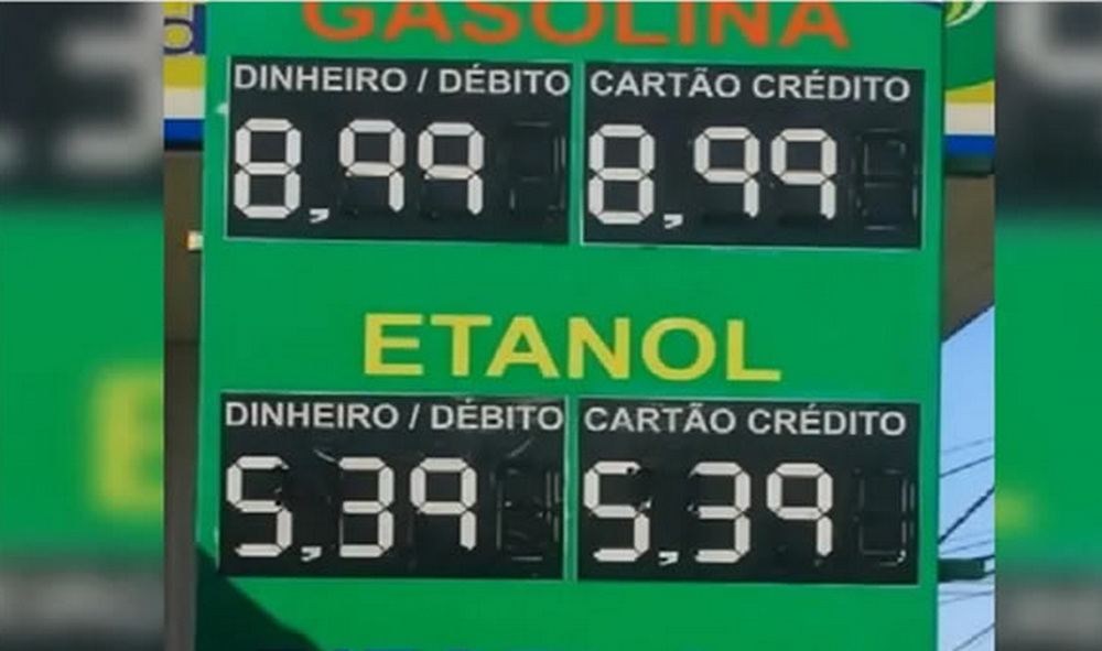 Gasolina nas alturas: no Paraná, litro já custa quase R$ 9 em meio à turbulência global