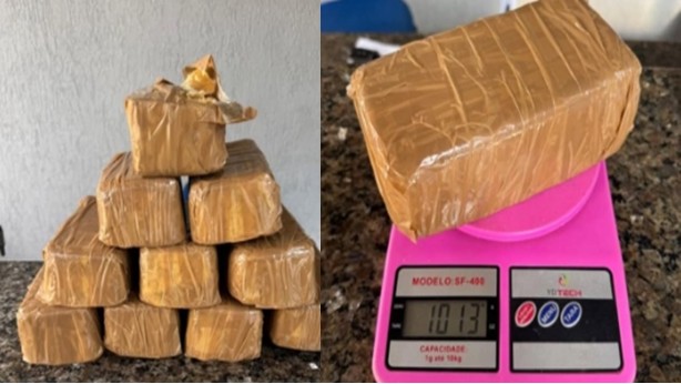 Fuga frustrada e 10 kg de crack - BPRv prende passageiro e persegue motorista na PE-075 - Reprodução