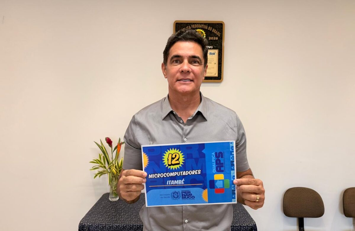 Parceria com o Governo de PE: Itambé fortalece Atenção Primária com entrega de 12 novos computadores para as UBSs