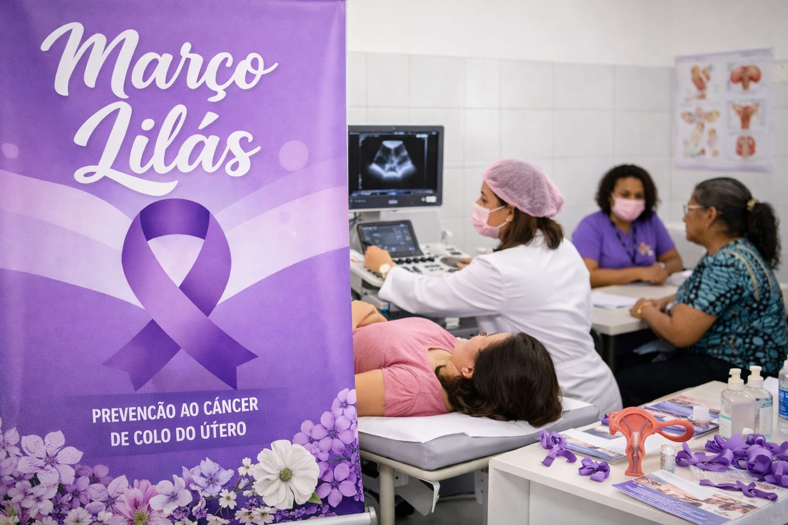 Prefeitura de Goiana reforça cuidados com a saúde da mulher com Ação Especial do “Março Lilás”