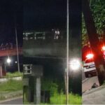 Polícia Militar resgata mulher que tentava pular da passarela na BR 101 em Mata Redonda