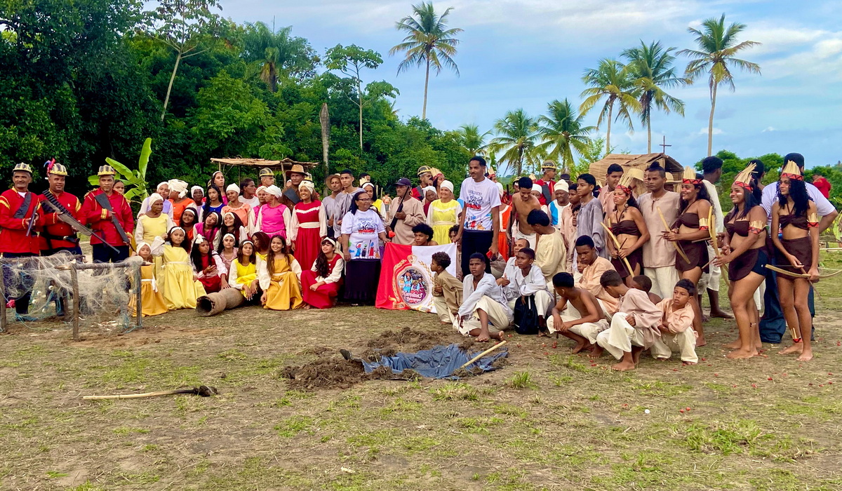 Prefeitura de Goiana promove aula de história ao ar livre com estudantes na Batalha das Heroínas de Tejucupapo