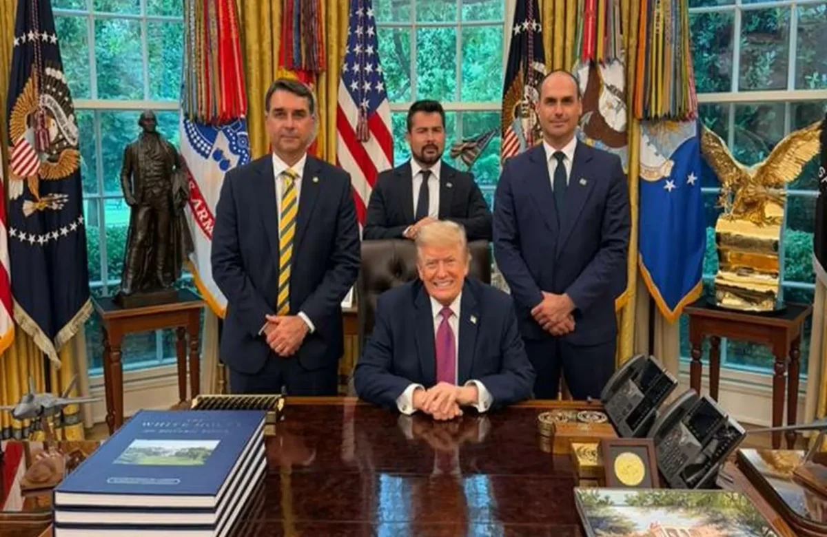 Flávio Bolsonaro pleiteia a Trump enquadramento do PCC e do CV como terroristas e ataca gestão Lula
