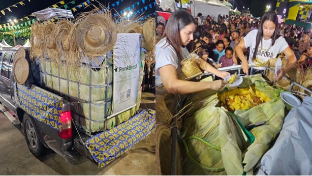 Caaporã quebra recorde nacional com pamonha gigante de 1,3 tonelada