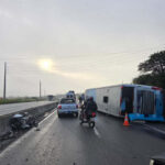 Acidente na BR-232: Ônibus tomba em Caruaru e deixa 16 feridos no Agreste pernambucano