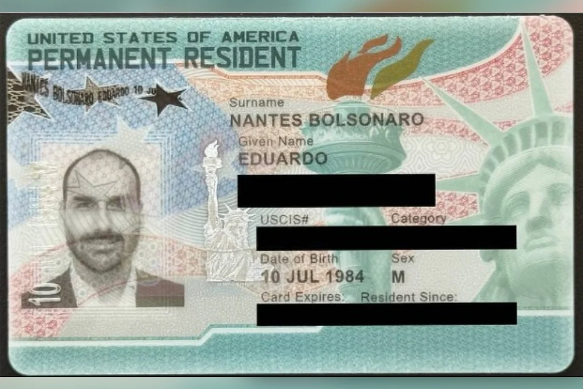 Eduardo Bolsonaro obtém residência permanente nos EUA sob governo Trump, em meio a tensões diplomáticas e condenação no STF