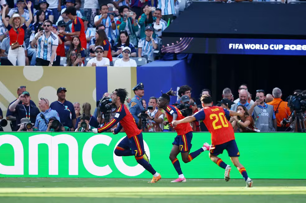 Espanha vence a Argentina na prorrogação e conquista o bicampeonato da Copa do Mundo de 2026