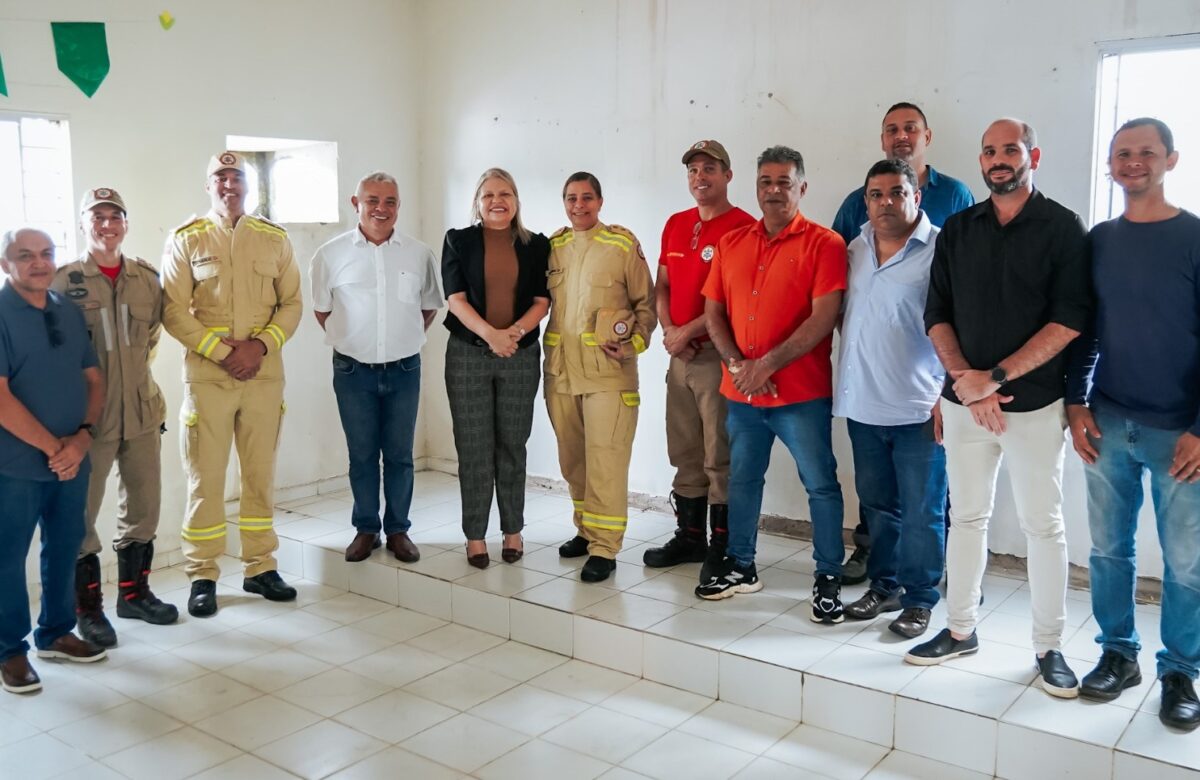 Marcelo Rodrigues e Zilda do Varejão recebem Comando do Corpo de Bombeiros e avançam na implantação de base regional em Alhandra
