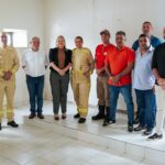 Marcelo Rodrigues e Zilda do Varejão recebem Comando do Corpo de Bombeiros e avançam na implantação de base regional em Alhandra