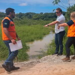 Prefeitura de Alhandra recebe visita técnica da Defesa Civil Nacional para vistoria em passagens molhadas