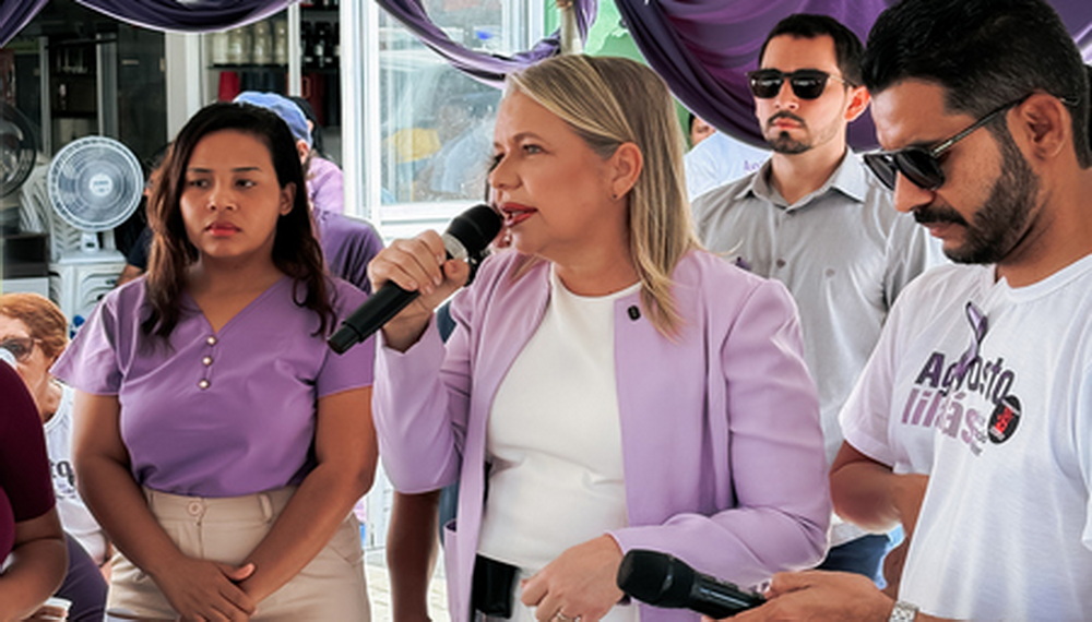 Agosto Lilás: Prefeitura de Alhandra realiza Estação Lilás e fortalece rede de proteção às mulheres