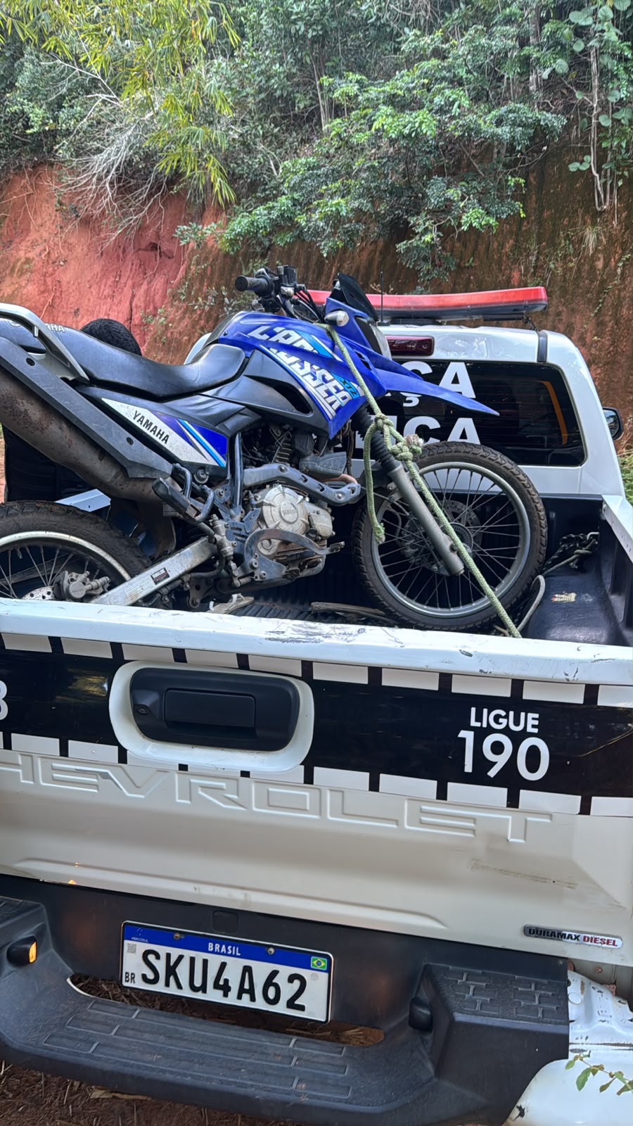Caaporã - Ação da Polícia Militar Através do 16º BPM e DINTEL Resulta na Recuperação de Motocicleta Roubada e Reforça o Combate aos Crimes_