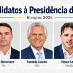 Datafolha: Lula, 39%; Flávio Bolsonaro, 33%; Ronaldo Caiado, 5%; Renan Santos, 4%; Zema, 3%; Augusto Cury, 2%