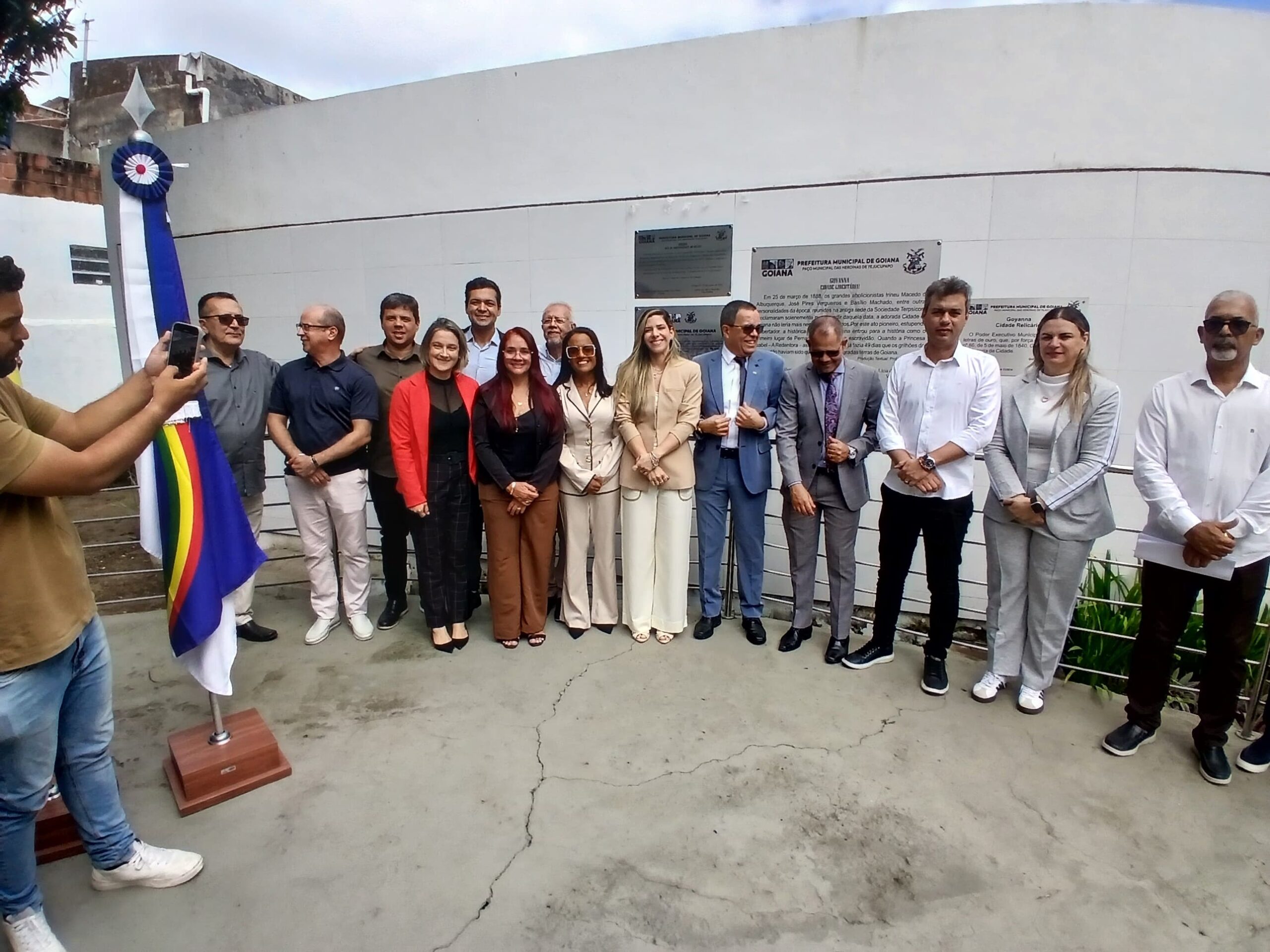 Goiana celebra Data Magna com hasteamento das bandeiras e apresentação da Banda Curica