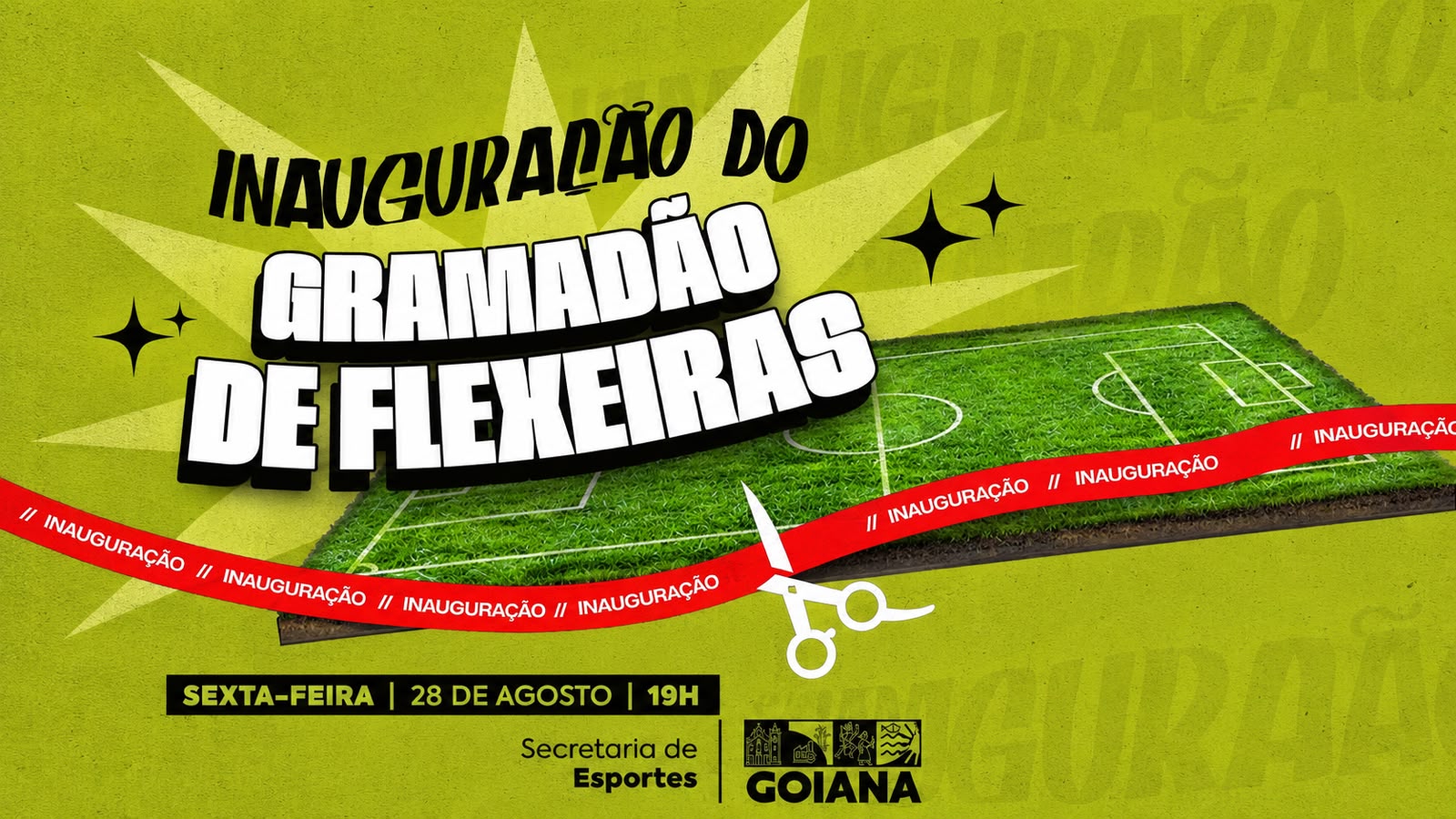 Gramadão de Flexeiras será inaugurado nesta sexta-feira (28) com campo de futebol de dimensões oficiais