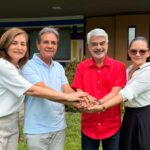 Prefeito de Ipojuca, Carlos Santana, e deputada Simone Santana declaram apoio à reeleição de Humberto Costa